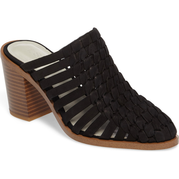 1.STATE Leather Woven Mule, Black SALE FIRM $ - Picture 3 of 7